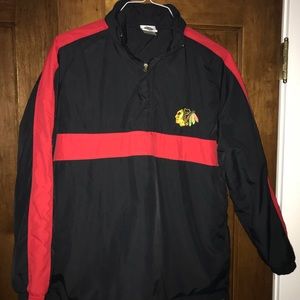 Blackhawks pullover jacket